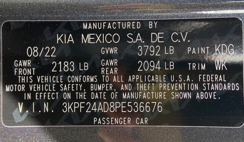 
								2023 KIA FORTE FE / LX full									